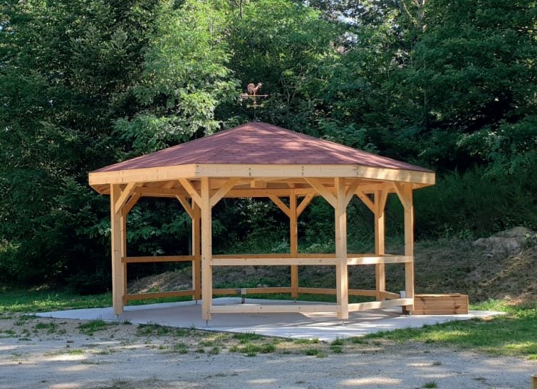 Pergolas et Gloriette