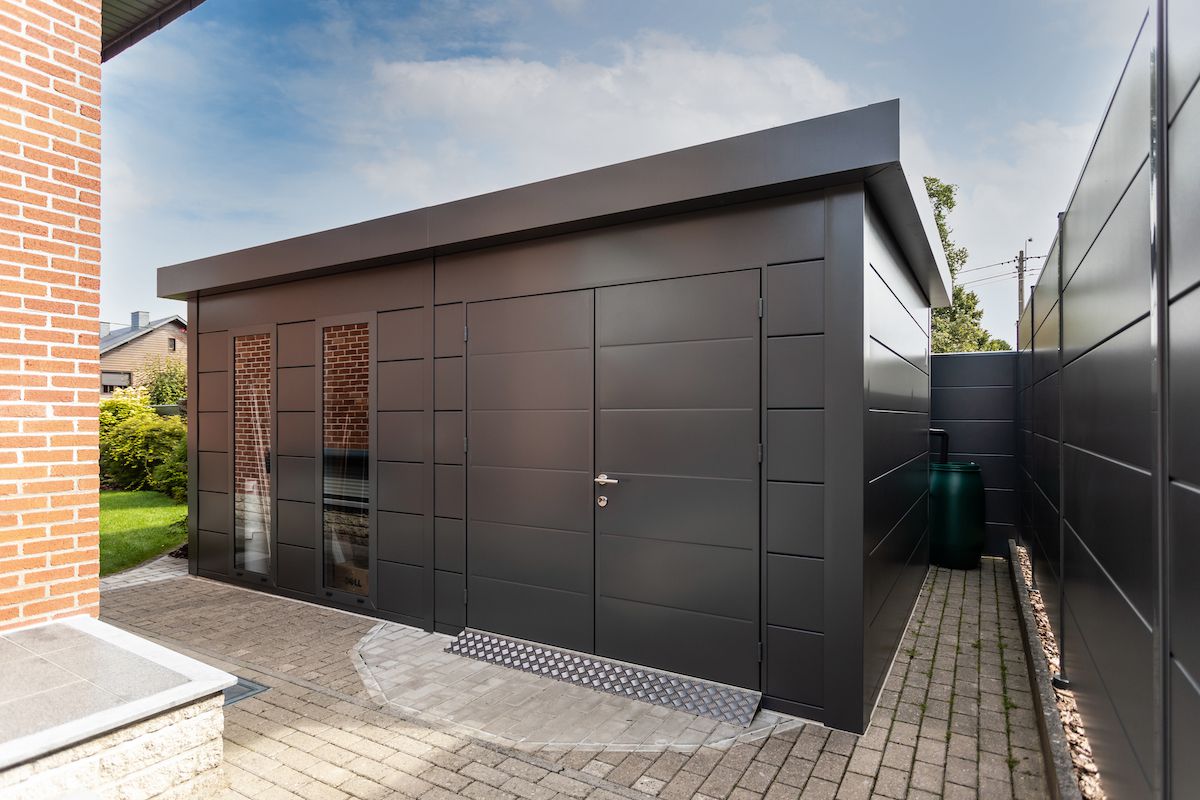 Abri de jardin en acier Telluria par Natura Bois